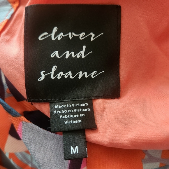 Clover and Sloane Flutter Sleeve Floral Mini Dress, Fit and Flare - Picture 7 of 9